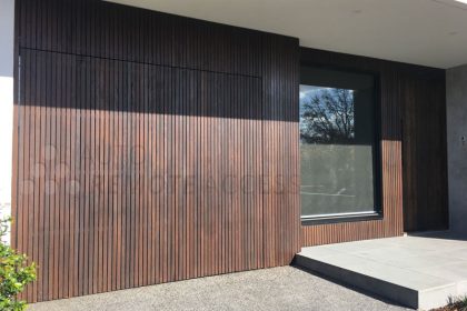 Wooden garage doors